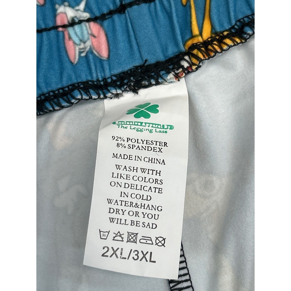The Legging Lass Jogger Pants Women 2XL/3XL Cartoon Network Nickelodeon 90s Y2K - Picture 5 of 7